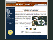 Tablet Screenshot of modeltranch.com